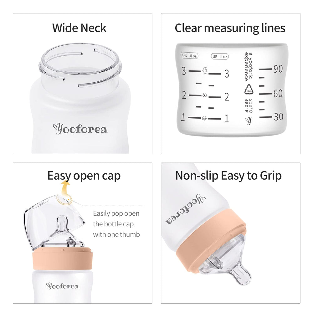 YOOFOREA BPA, BPS, PVC-free materials keep feeding safe and toxin-free.