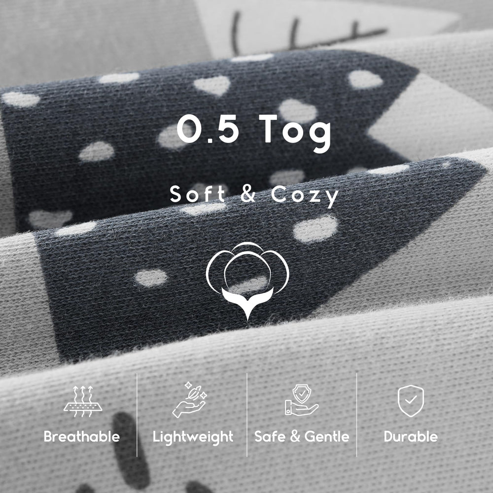 Yoofoss 3-pack sleep sacks offer versatile sizing for growth
