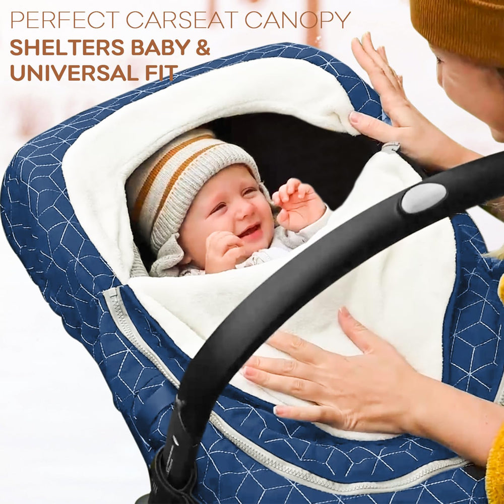 Yoofoss plush fleece interior provides soft warmth for baby comfort