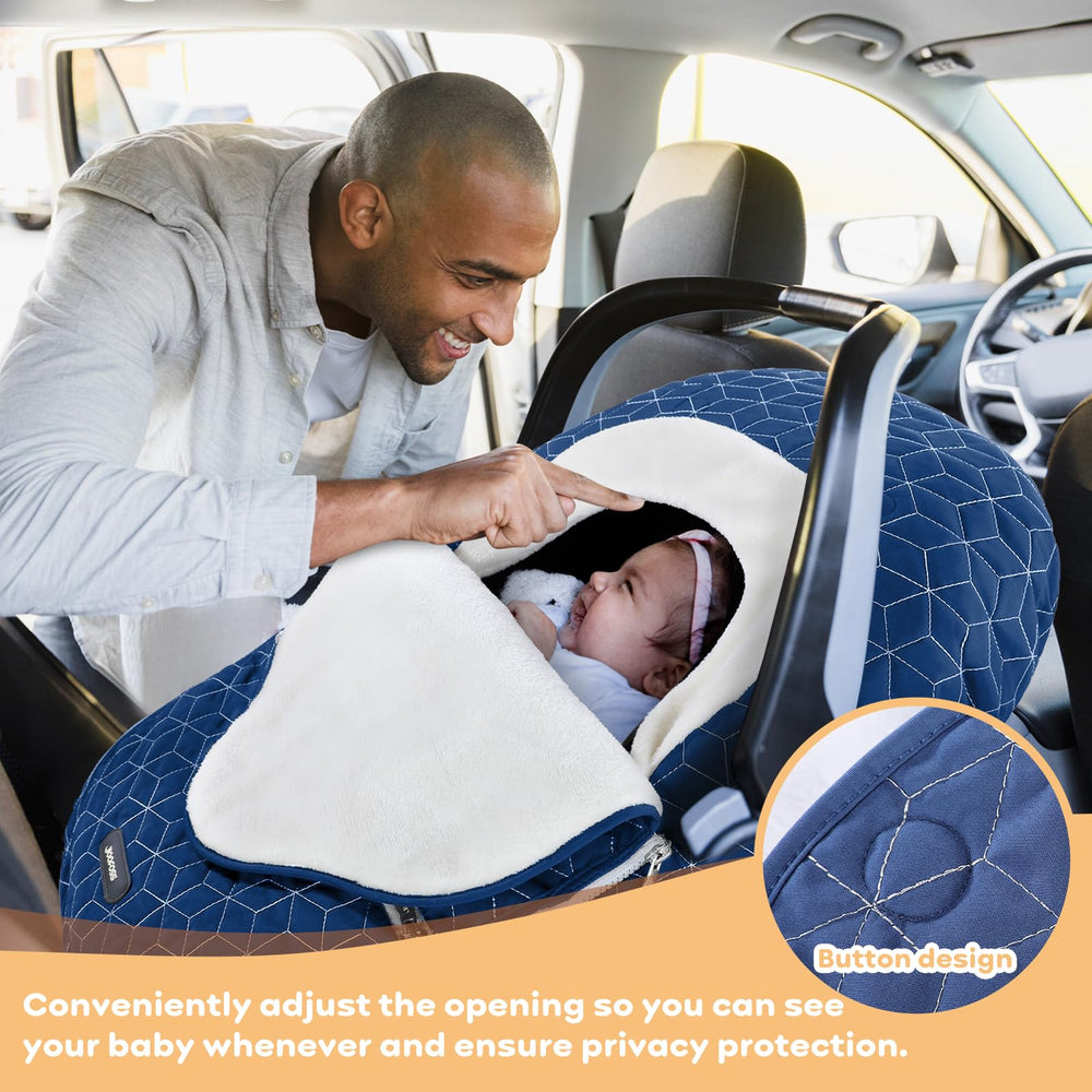 Yoofoss universal fit demonstrates easy use on car seats and strollers