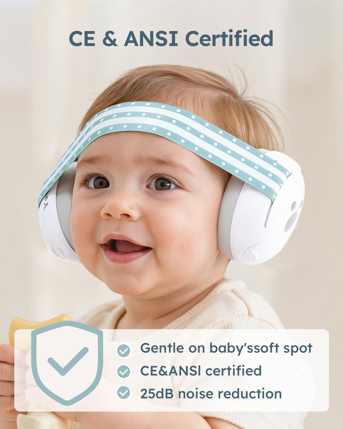 BPA-free materials and safe construction protect delicate baby skin.