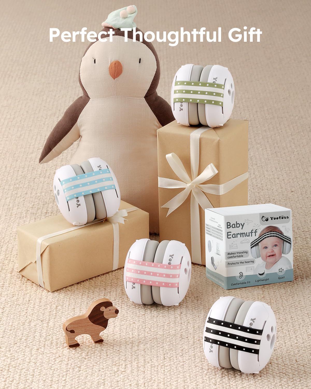 Fits infants from 0 to 36 months with a comfortable, zero-pressure design.
