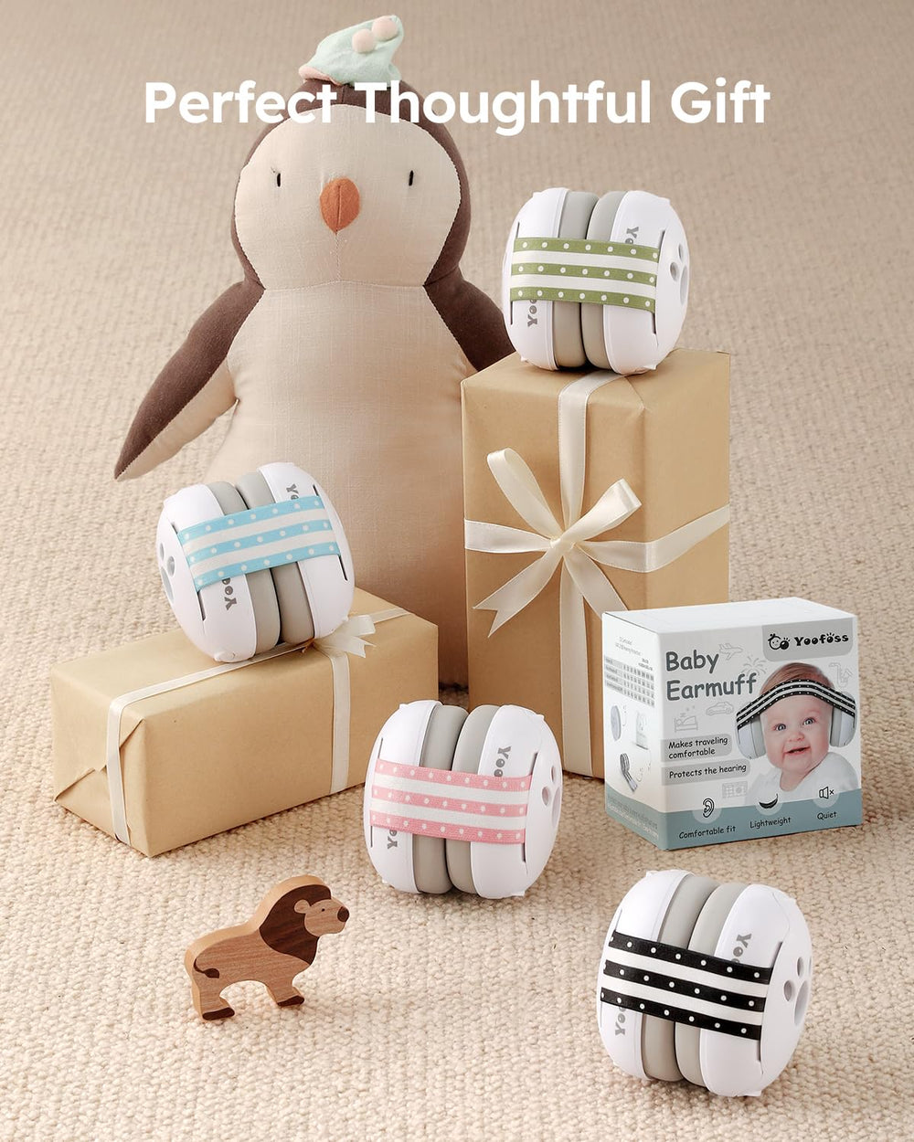 Fits infants from 0 to 36 months with a comfortable, zero-pressure design.