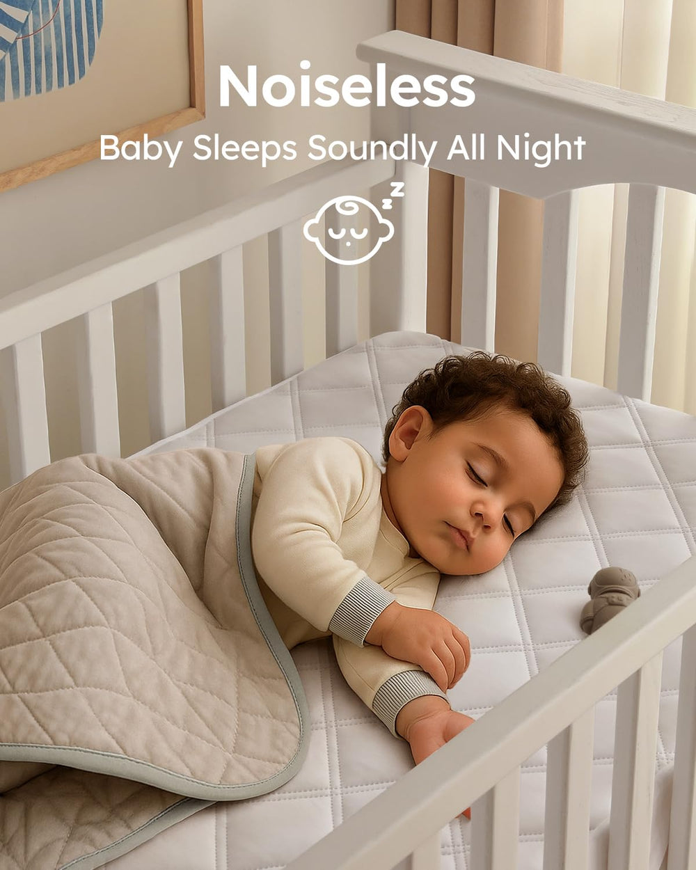 Yoofoss baby skin friendly fabric closeup emphasizing breathable comfort