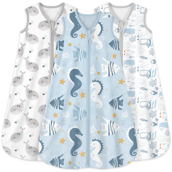 Yoofoss baby sleep sack 0-6m organic cotton for breathable comfort and cozy warmth.