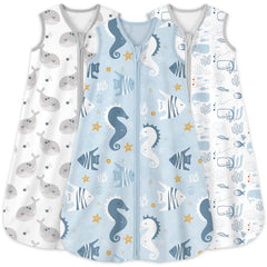 Yoofoss baby sleep sack 0-6m organic cotton for breathable comfort and cozy warmth.