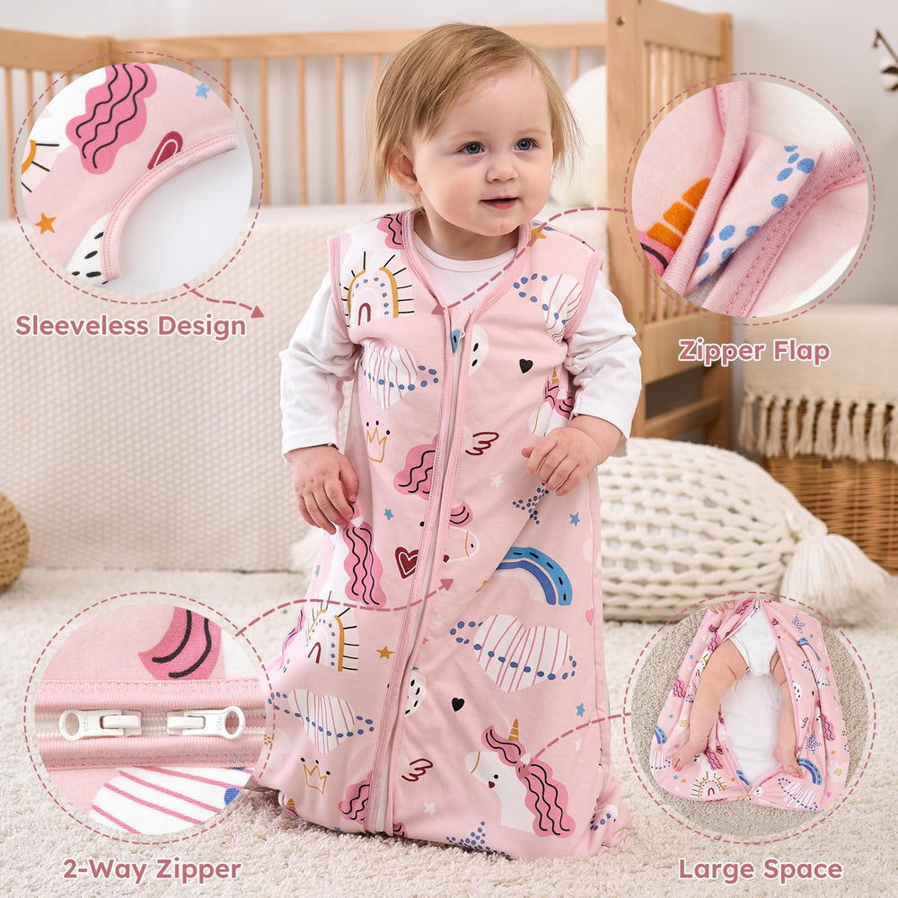Yoofoss 1.5 tog sleep sack for 69–73°F environments.