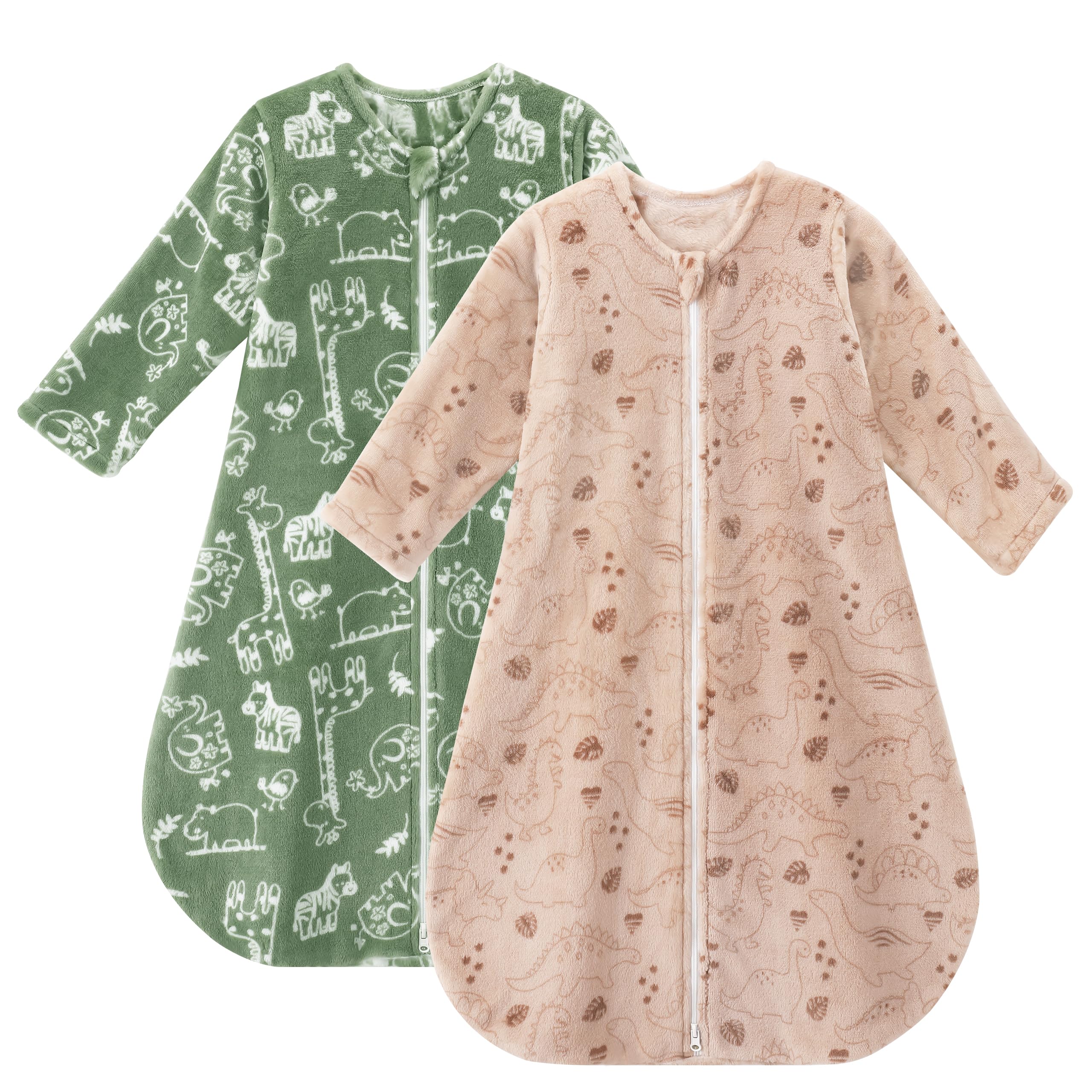 Yoofoss baby sleep sack with long sleeves for cozy warmth.