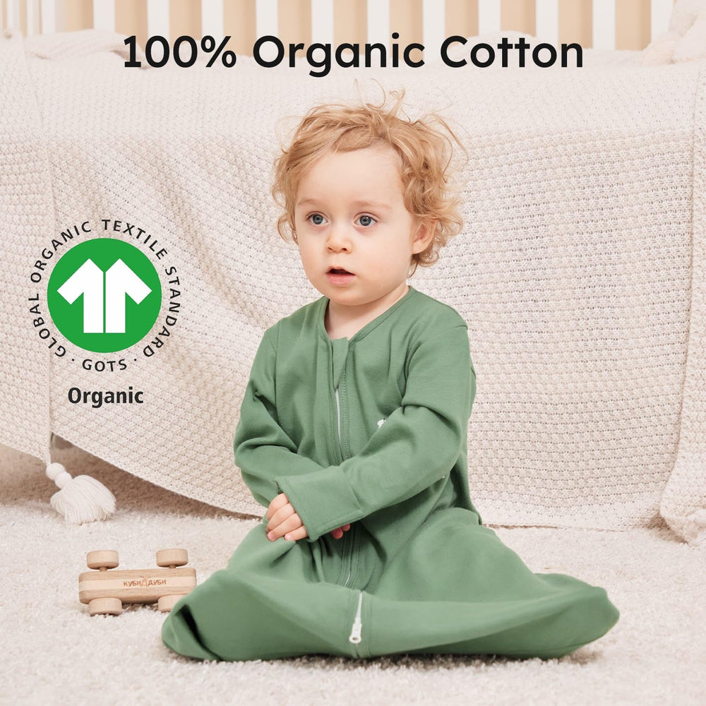 Yoofoss Baby Sleep Sack 2-Way Zipper: easy dressing and quick diaper changes