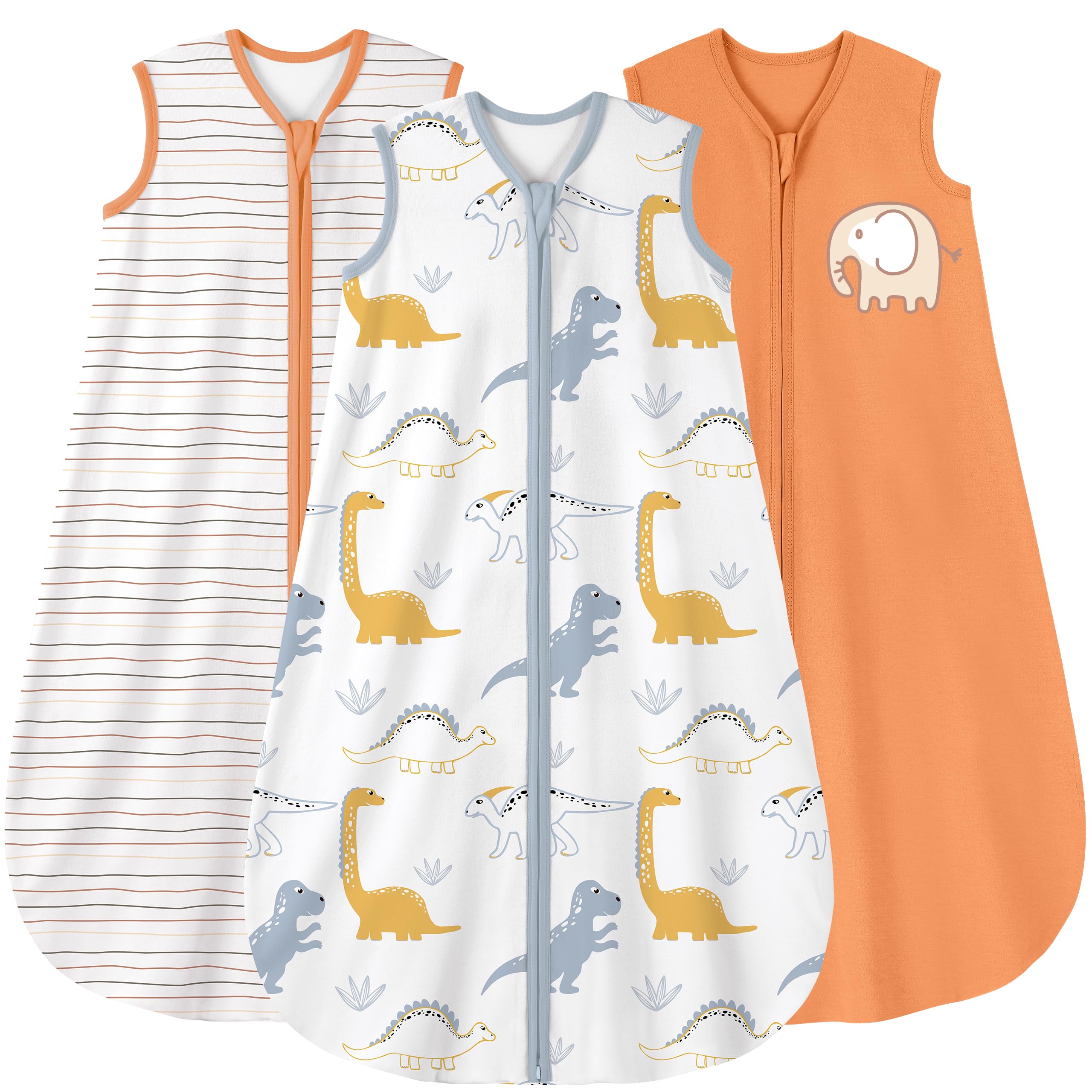 Yoofoss baby sleep sack 3-pack colors—the perfect cozy option for growing toddlers.
