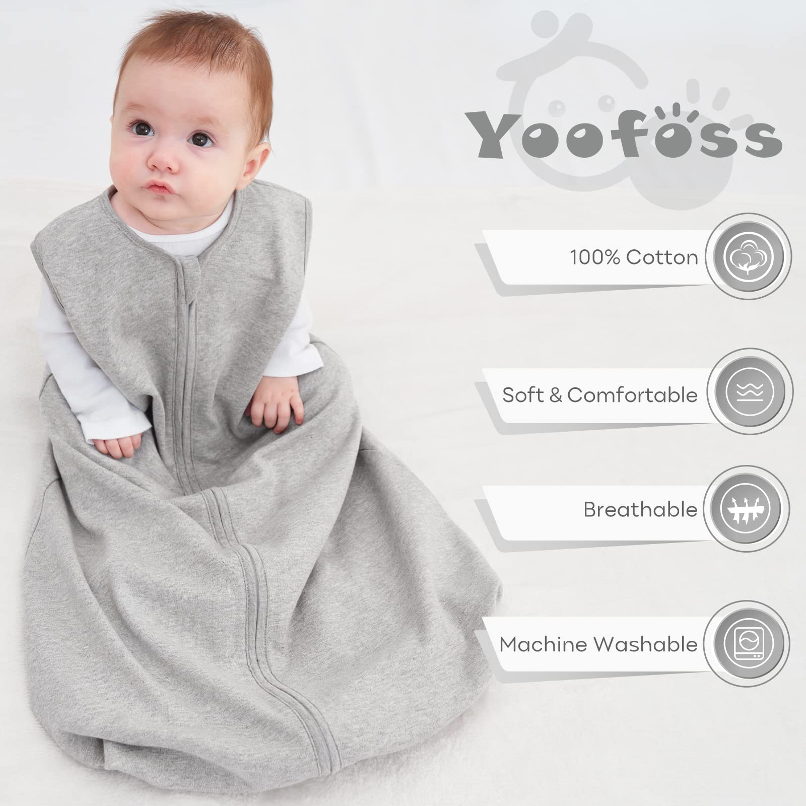 Yoofoss interior zip guard protects baby's skin