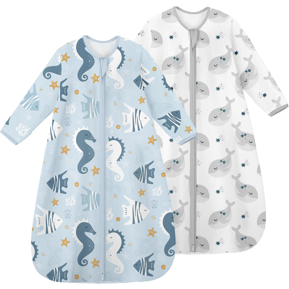 Yoofoss baby sleep sack long sleeve for warmth during naps.
