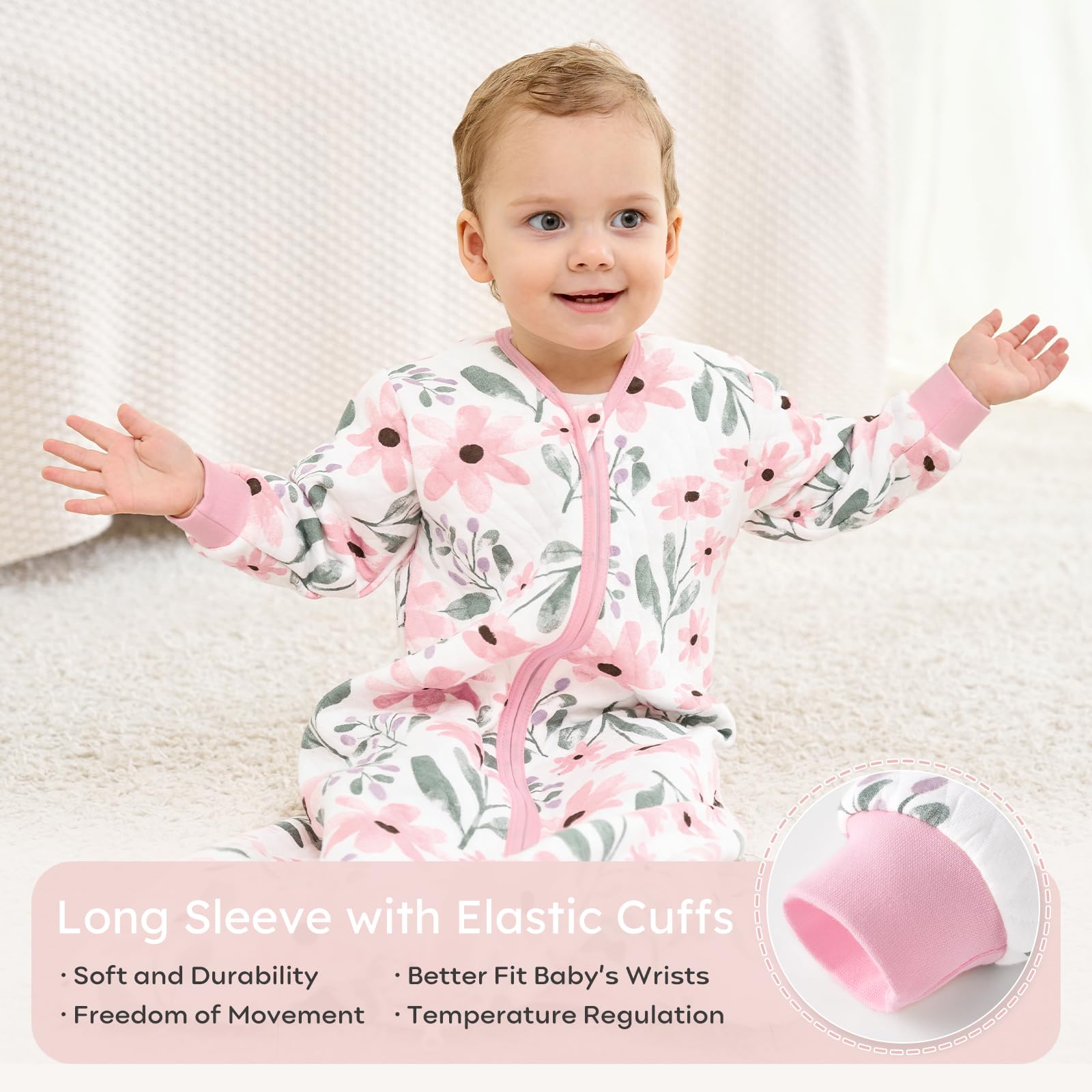 Yoofoss machine washable care tag highlights easy cleaning