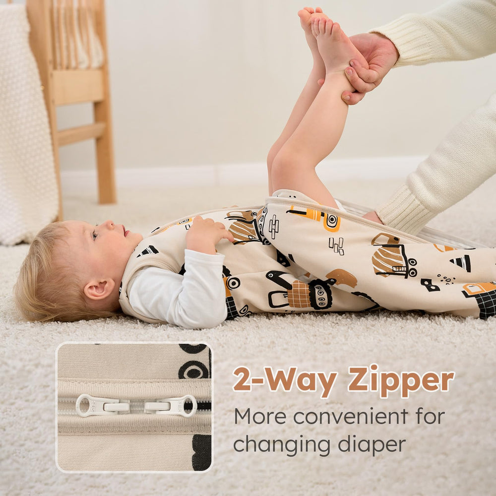Machine washable Yoofoss sleep sack with minimal shrinkage