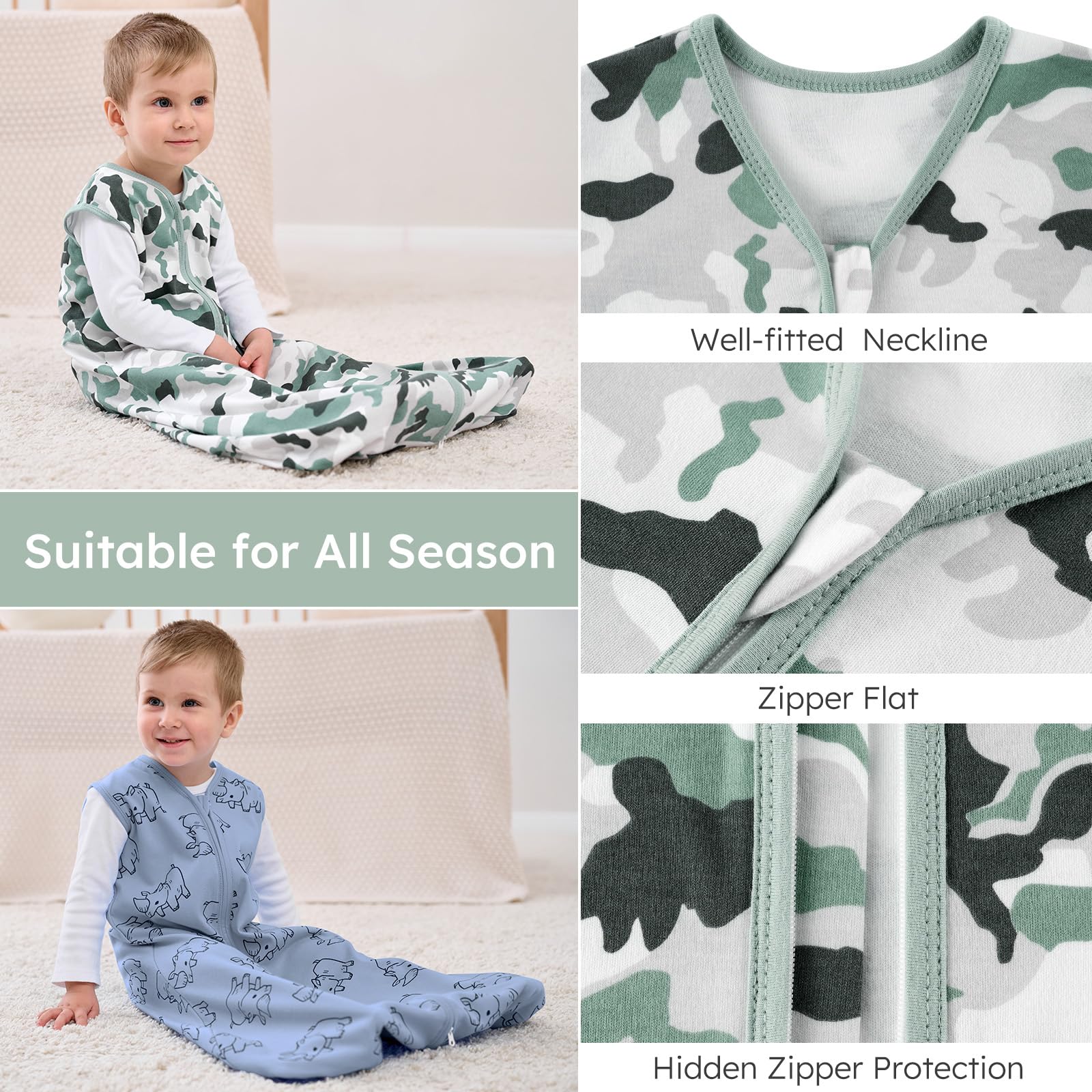 Yoofoss 3-pack colors suitable for boys and girls, great for registry choices.