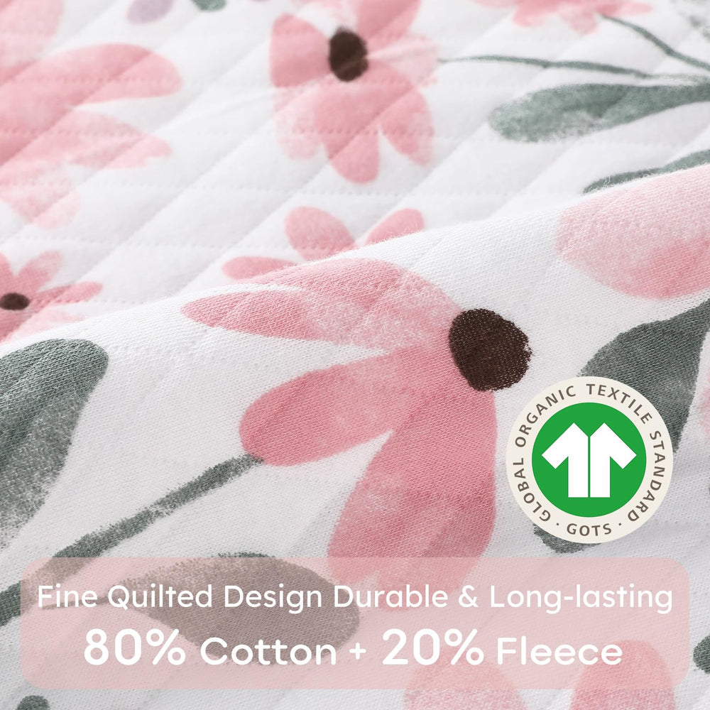Yoofoss organic cotton fabric closeup highlighting soft touch