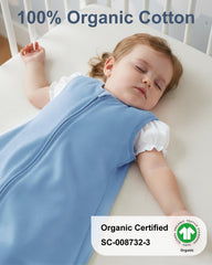 Yoofoss sleep sack with roomy arm and neck openings for secure fit