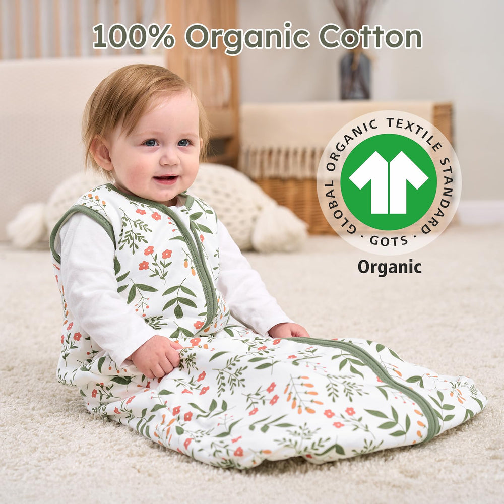 Yoofoss sleep sack size S fits 0-6 months securely