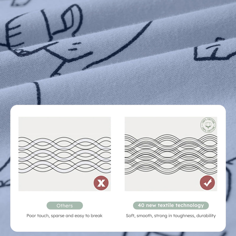 Yoofoss sleep sack sizes from S to XL grow with your baby.