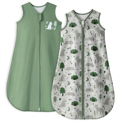 Yoofoss baby sleep sack with soft cotton for gentle warmth all night.