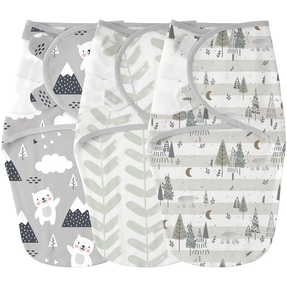 Yoofoss organic cotton baby swaddle is breathable for newborn skin.