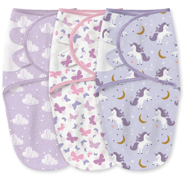 Yoofoss baby swaddle close-up of organic cotton fabric for gentle skin