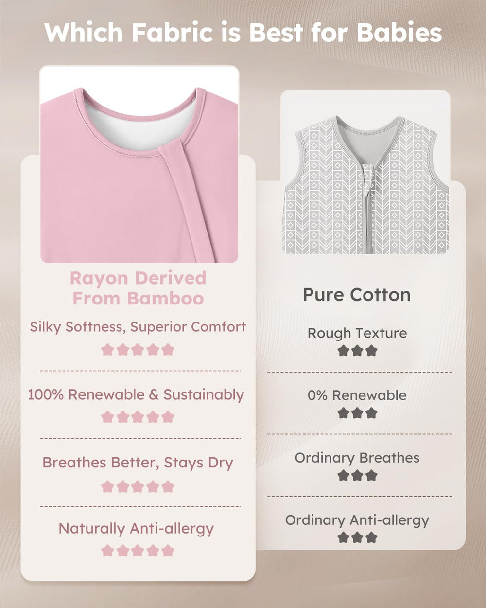 Yoofoss sleep sack openable bottom for quick night diaper changes