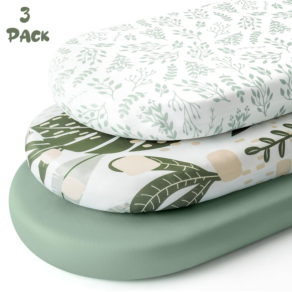 Yoofoss 3-pack with varied prints to coordinate nursery decor.
