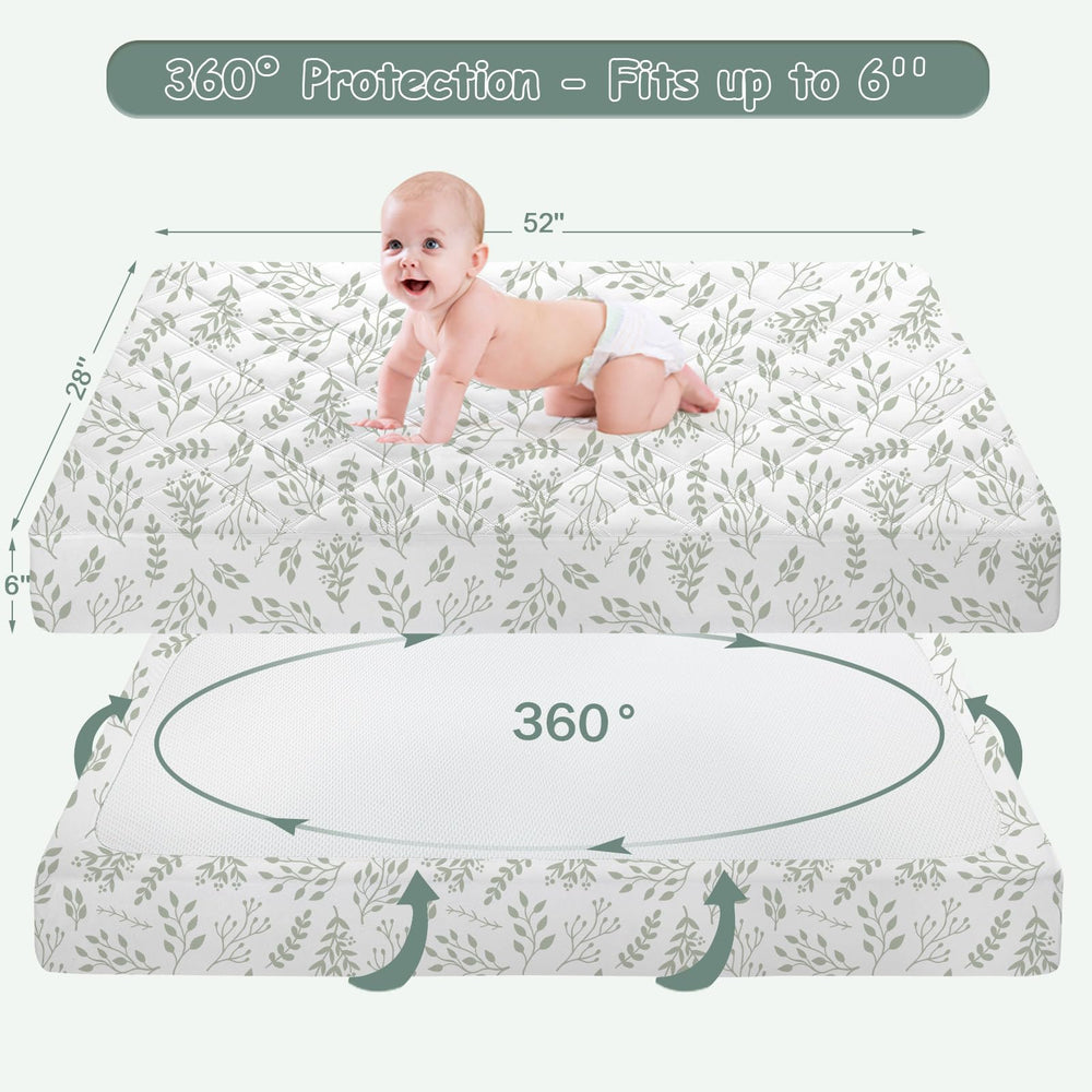 Yoofoss breathable mattress protector promotes comfortable sleep temperature.