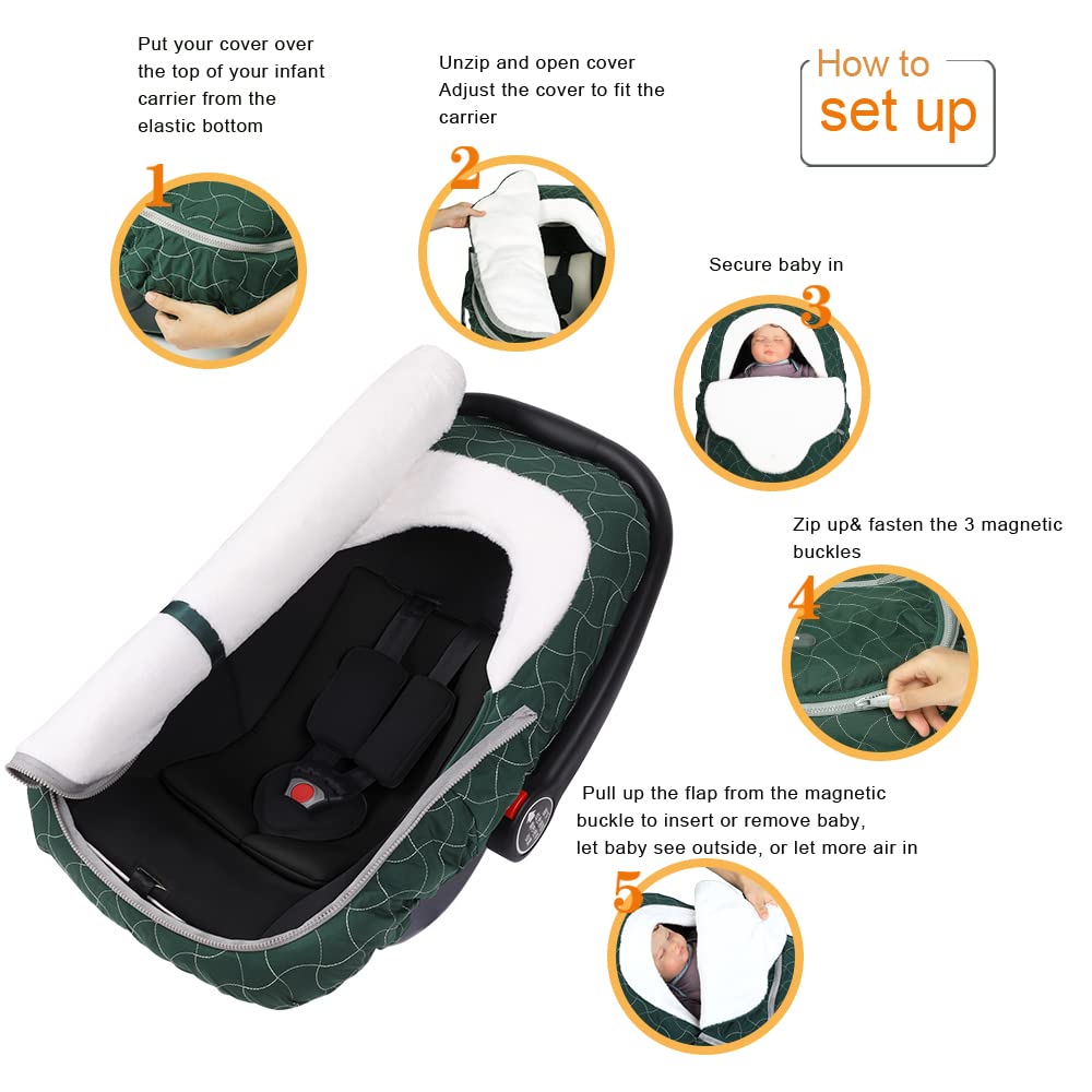 Yoofoss bunting bags flap-magnetic-buttons offer easy access and temperature control