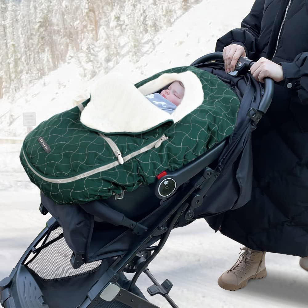 Yoofoss bunting bags universal fit works with most strollers and car seats