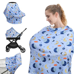 Yoofoss car seat cover: lightweight protection and sun shielding for babies.