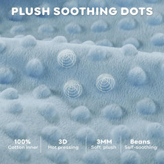 Yoofoss sleep sack cotton lining provides breathable, gentle touch.