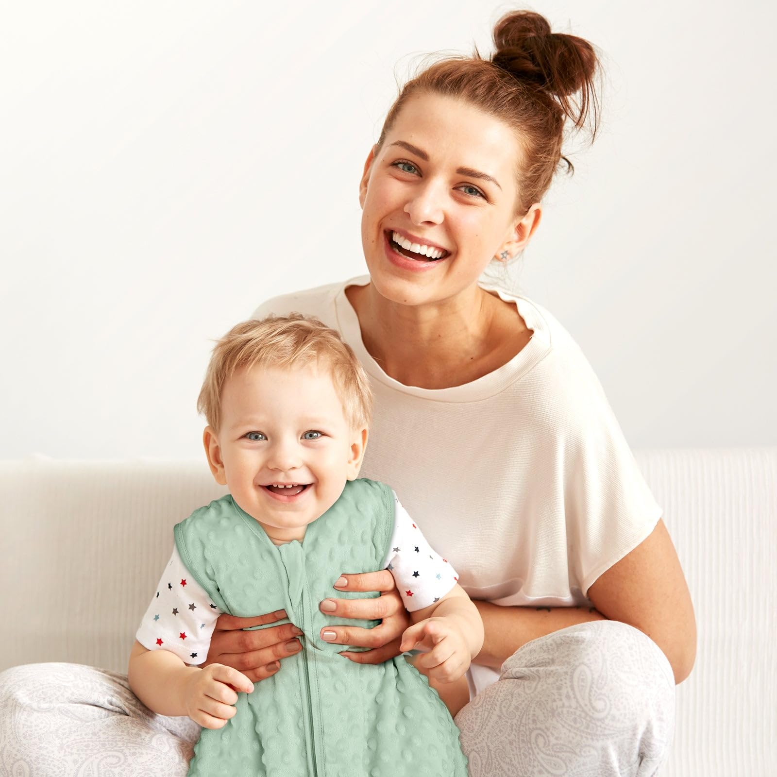 Yoofoss CPS-C certified safety sleep sack helps regulate baby temperature safely.
