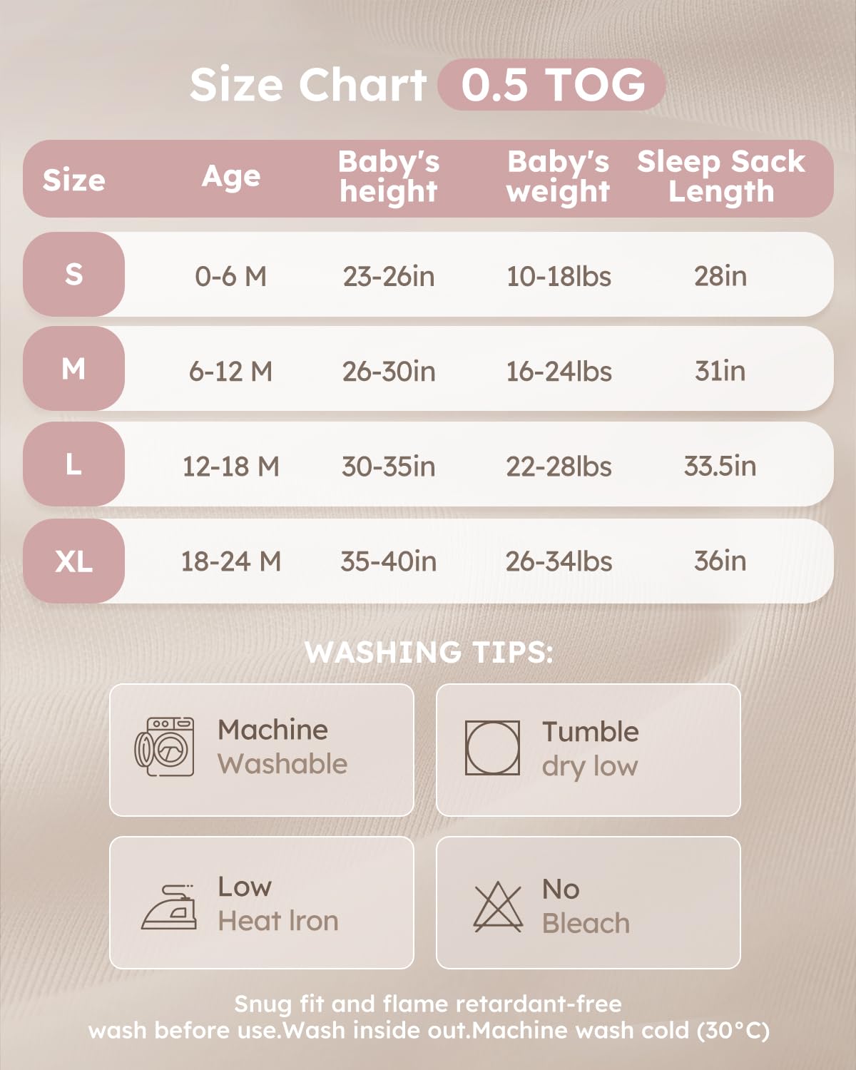 Yoofoss durable bamboo fabric withstands many washes with minimal shrinkage.