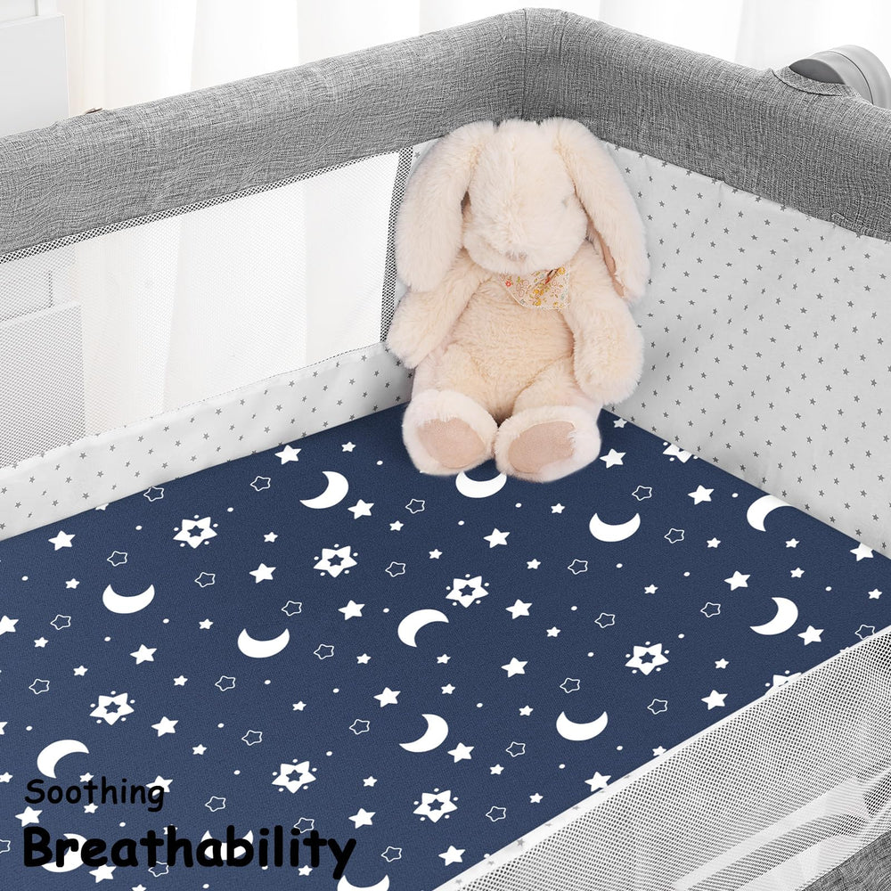 Machine washable and dryer-friendly Yoofoss bassinet sheets for busy parents