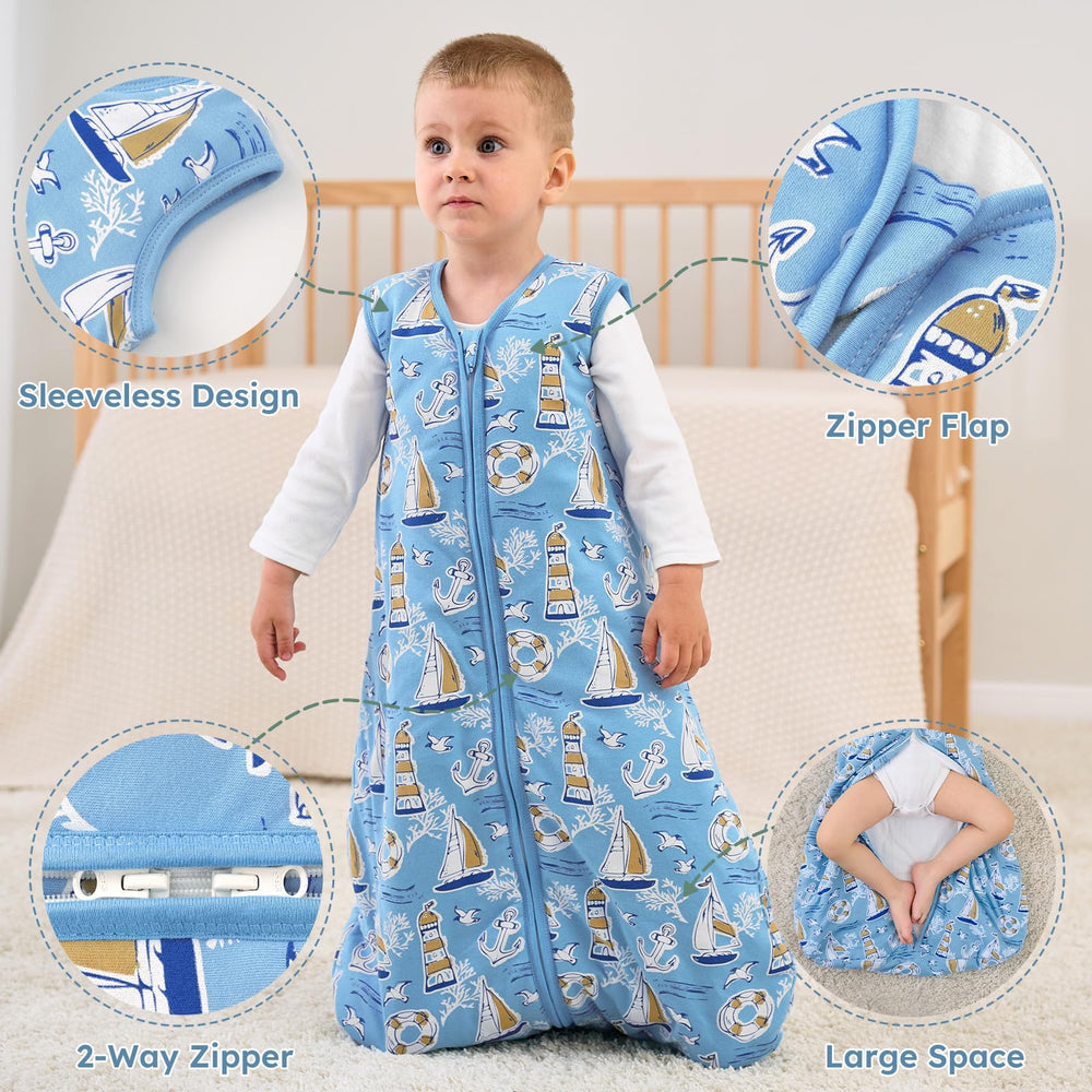 Yoofoss four sizes chart guides age-appropriate, snug sleeps.