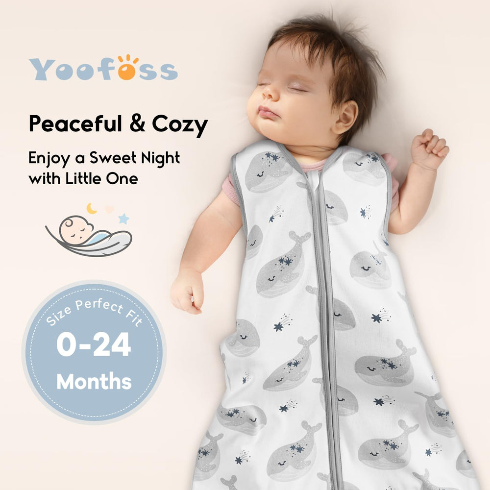 Yoofoss breathable fabric helps regulate baby temperature during naps.