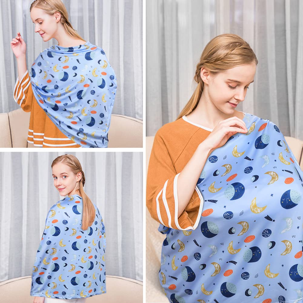 Yoofoss infinity scarf: stylish, versatile coverage for mom and baby.