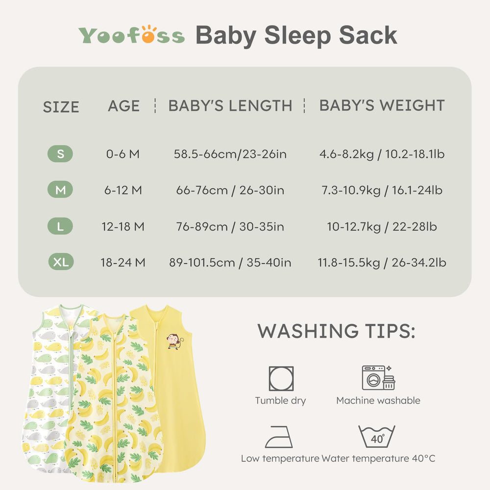 Yoofoss lightweight TOG 0.5 sleeping sack for warm nights.