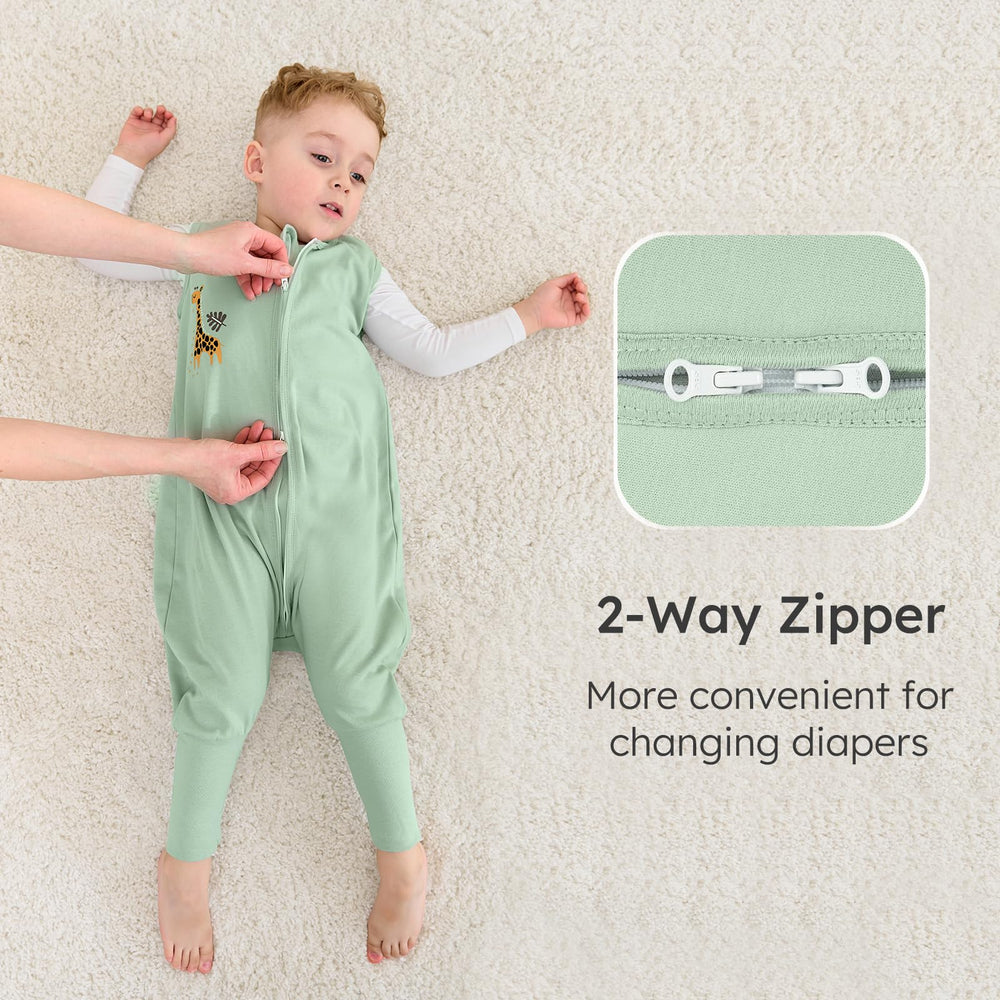 Yoofoss machine washable 2-pack sleep sacks for busy families.