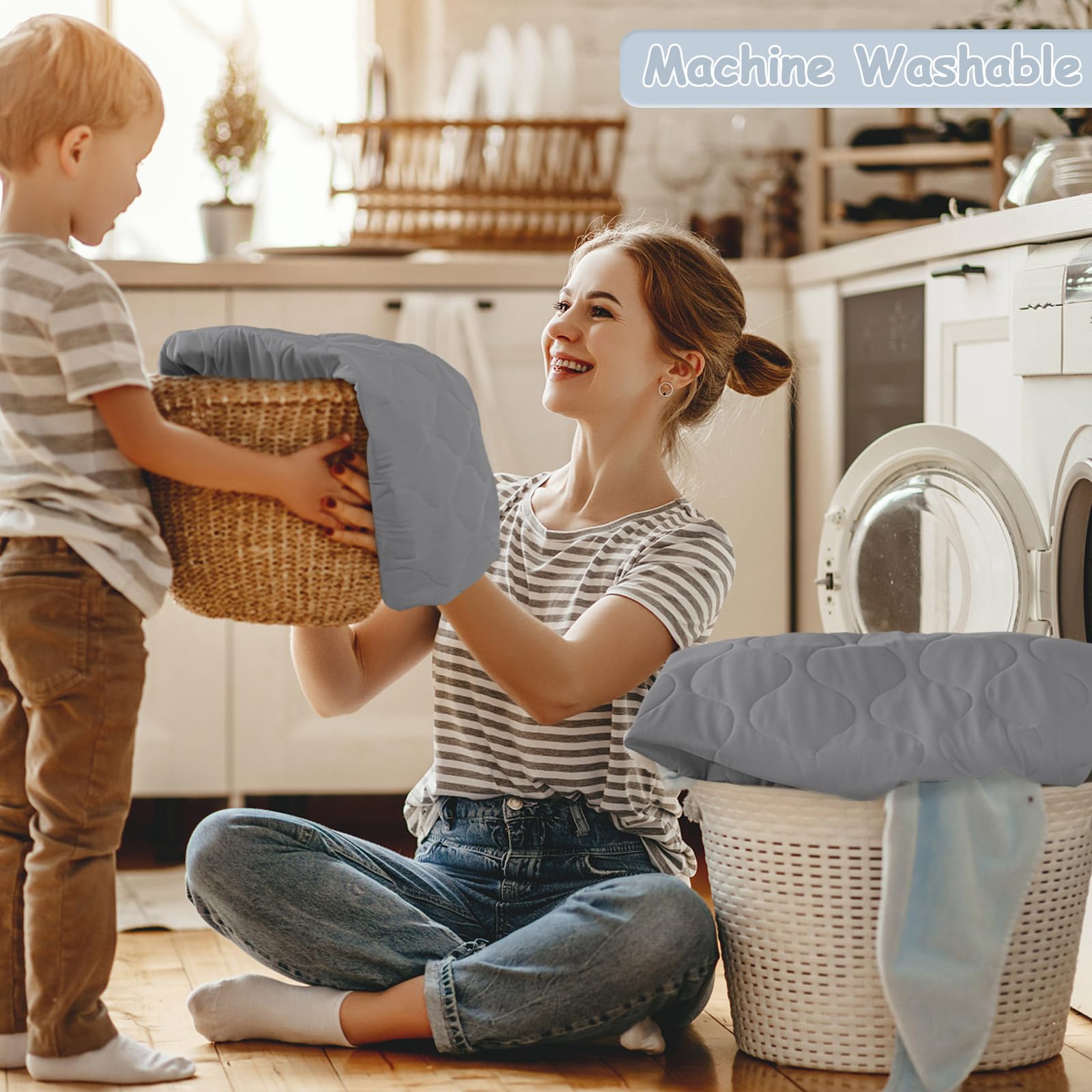 Yoofoss machine-washable design for easy cleanup.