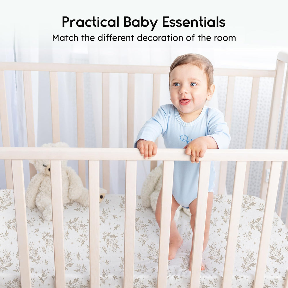 Yoofoss machine washable crib sheet retains shape after washing