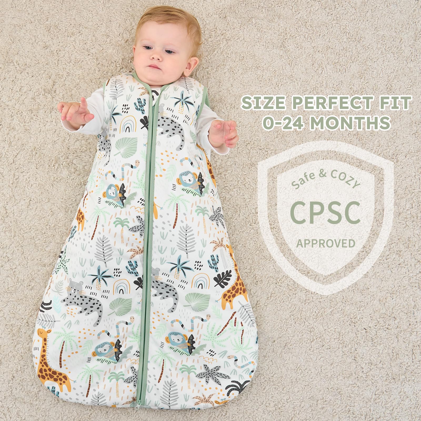 Yoofoss machine washable sleep sack withstands hundreds of washes.