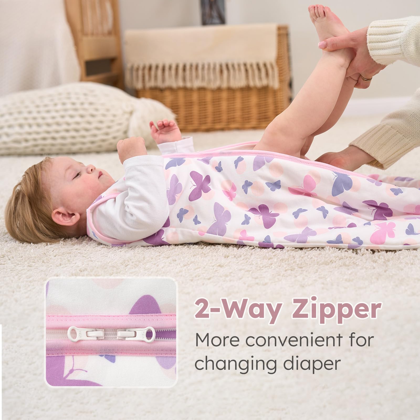 Yoofoss machine-washable sleep sack withstands many cycles.