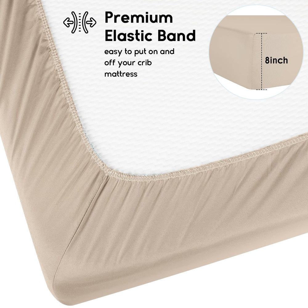 Yoofoss microfiber soft baby sheet highlights gentle, skin-friendly fabric