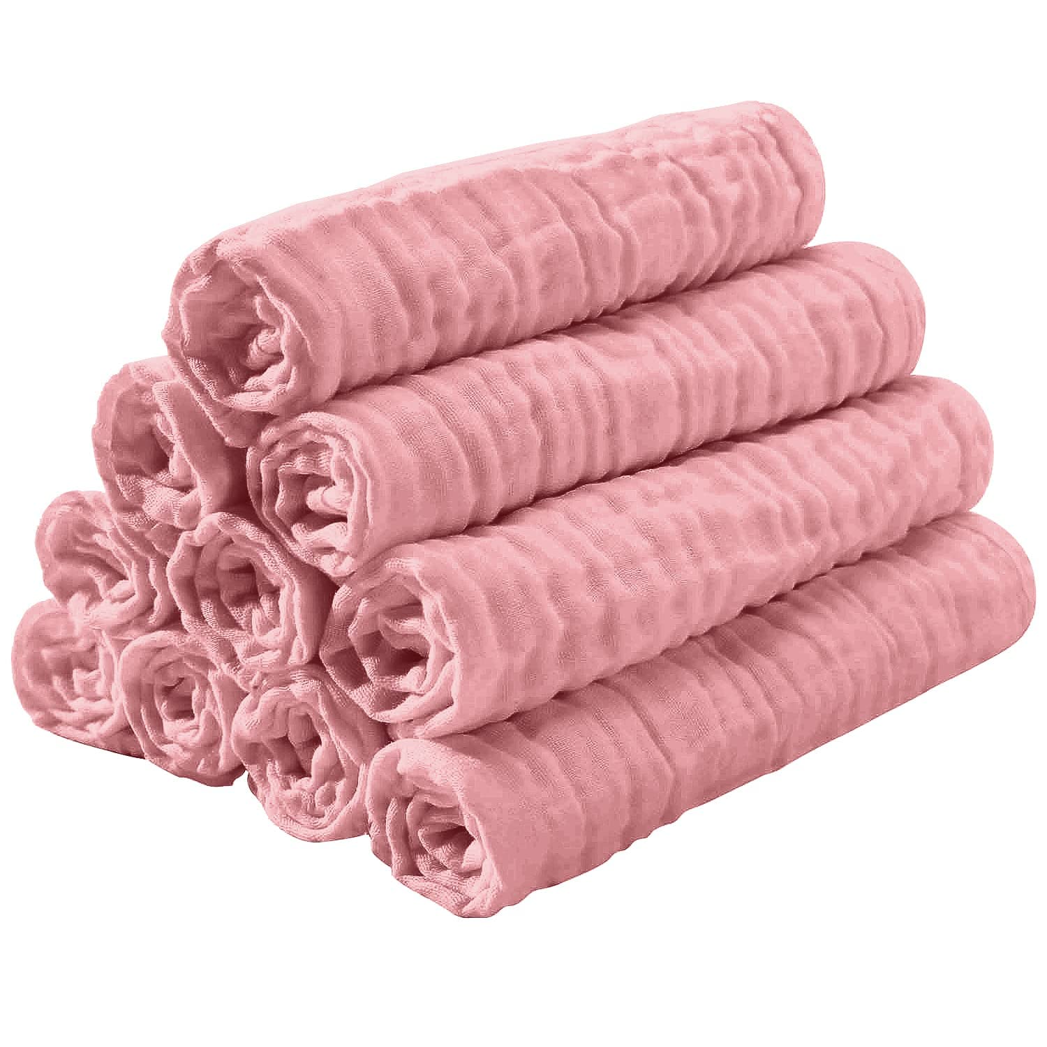 Yoofoss Muslin Burp Cloths make a practical baby gift set.