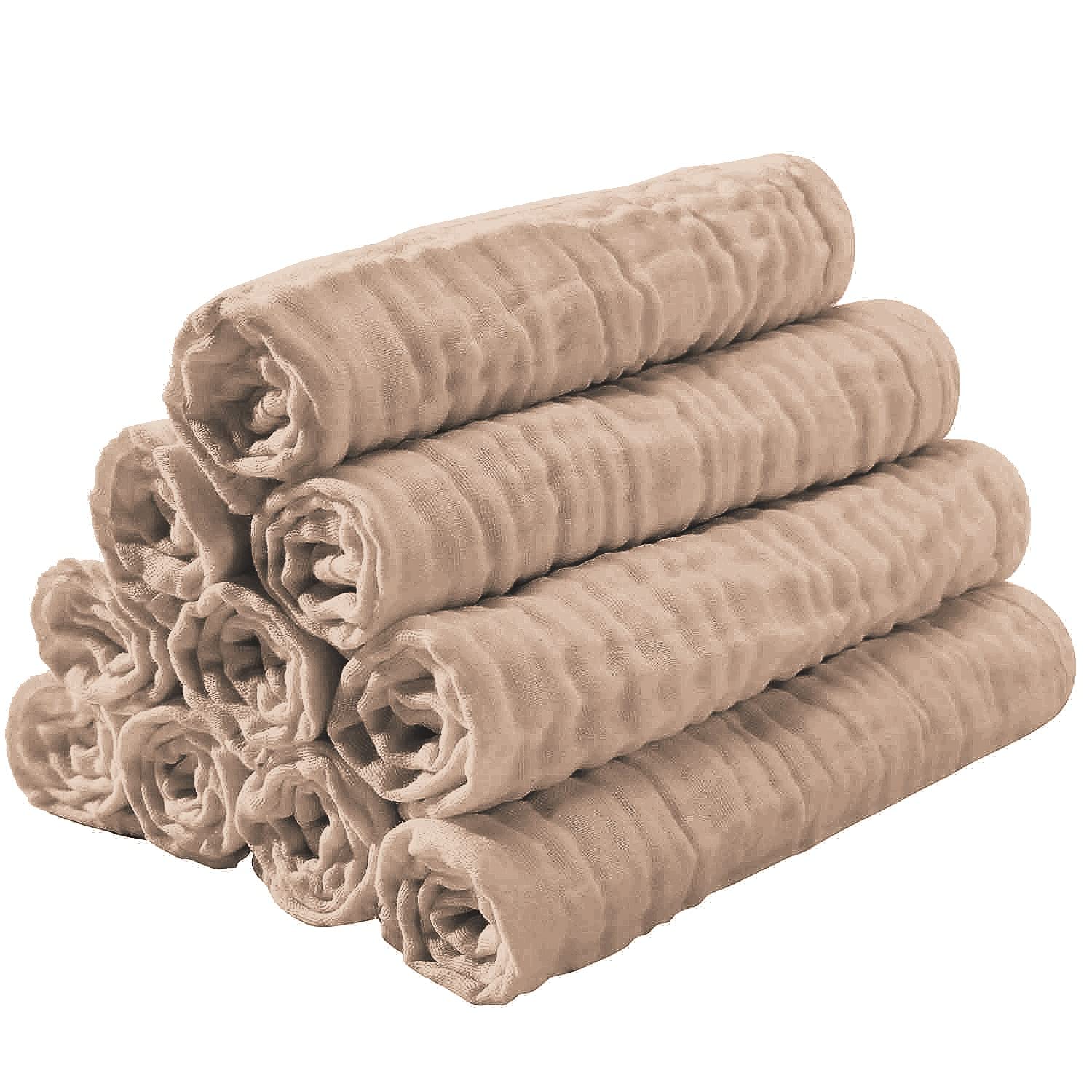 Yoofoss muslin burp cloths gift-ready packaging for baby showers