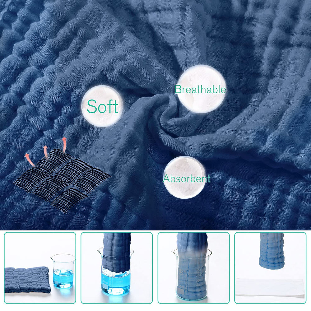 Yoofoss burp cloth size 20x10 inches provides maximum coverage