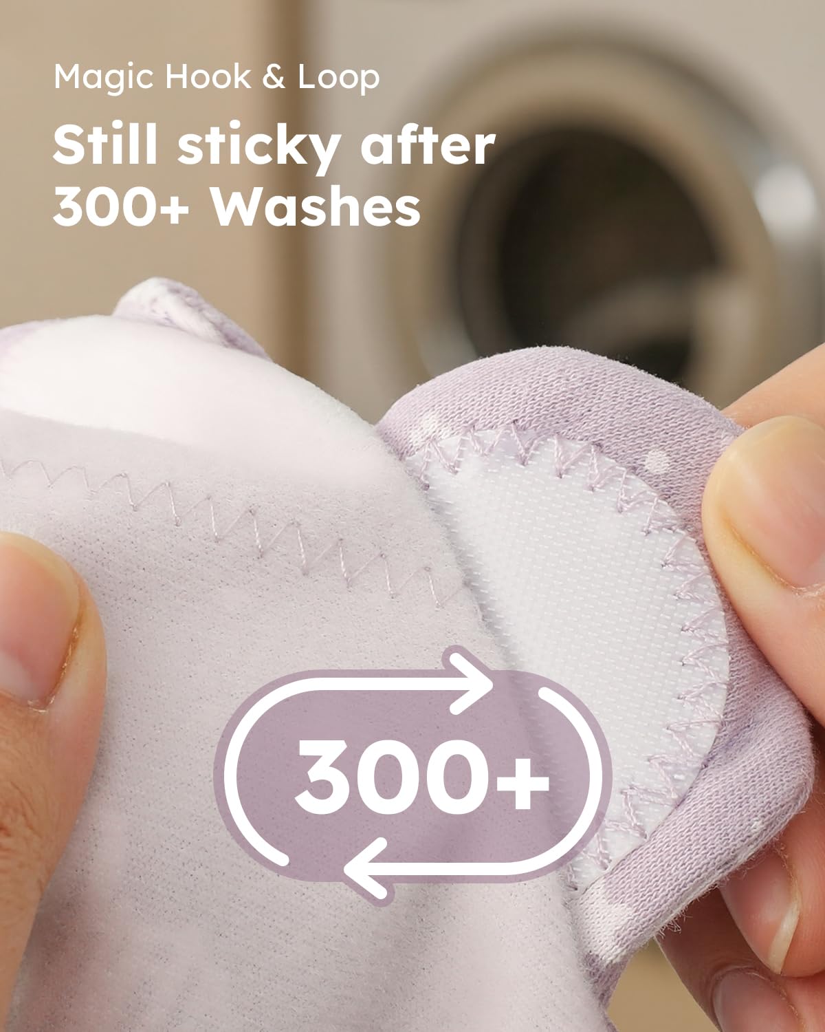 Yoofoss newborn swaddle shown in three simple steps for easy use